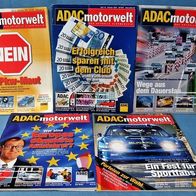 5 x ADAC motorwelt 2005 - Hefte Nr. 7,8,10,11,12 - Neuheiten - Tests und vieles mehr