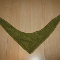 Verschenke : niedliches Dreiecktuch - Halstuch Fleece ca. 92-104 grün (0213)