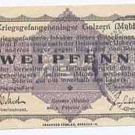 Golzern Mulde Kriegsgefangenenlager 2 Pfennig vom 1. 02. 1916 andere Variante