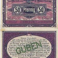 Guben Kriegsgefangenenlager 50 Pfennig vom 1.10.1917