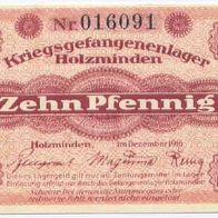 Holzminden Kriegsgefangenenlager 10 Pfennig 12. 1916. Nr. 016091