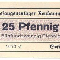 Neuhammer Swietoszow Kriegsgefangenenlager, 25 Pfennig, Serie 1 Nr. 4673