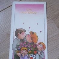 wunderbare Hochzeitskarte, Klappkarte zum Hochzeitstag