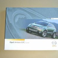 Pressemappe Press Kit Opel Antara Concept Car IAA 2005