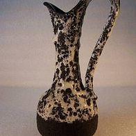 Schwarz-Weiße Keramik-Kanne (Vase), W.- Germany 60ger Jahre * **