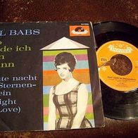 Lil Babs - 7" Wo finde ich den Mann - ´61 Polydor 24529
