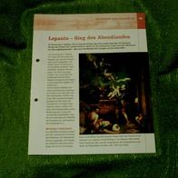 Lepanto (1571) - Sieg des Abendlandes - Infoblatt
