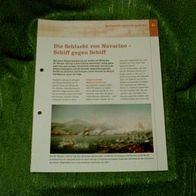 Die Schlacht von Navarino - Schiff gegen Schiff - Infoblatt