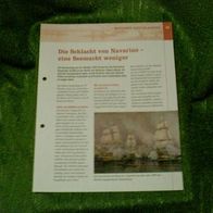 Die Schlacht von Navarino - eine Seemacht weniger - Infoblatt