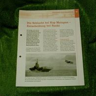 Die Schlacht bei Kap Matapan - Entscheidung bei Nacht - Infoblatt