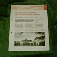 Die Schlacht um Midway - die Flotten beziehen Position - Infoblatt
