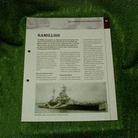 Schlachtschiff "Ramillies" - Infoblatt