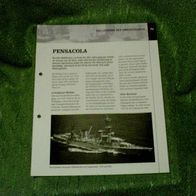 Schwerer Kreuzer USS "Pensacola" - Infoblatt