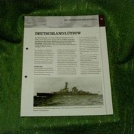 Panzerschiff "Deutschland" / Schwerer Kreuzer "Lützow" - Infoblatt