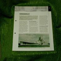 Schlachtschiff "Gneisenau" - Infoblatt