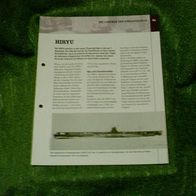 Flugzeugträger "Hiryu" - Infoblatt