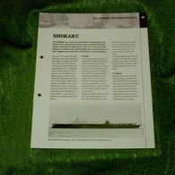 Flugzeugträger "Shokaku" - Infoblatt