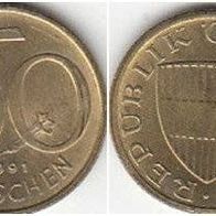 Österreich 50 Groschen 1991 (m24)