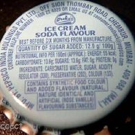 Duke Ice Cream Limo soda Kronkorken Indien India 2012 mit Datum selten, neu unbenutzt