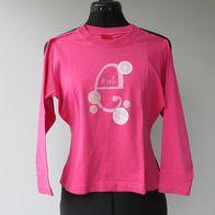 Esprit" Mädchen Langarm Shirt Gr. 140/146 pink rosa Top Pulli Pullover Tunika