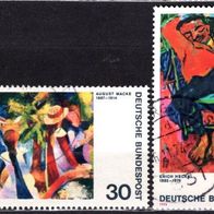 BRD / Bund 1974 Deutscher Expressionismus (II) MiNr. 816 - 817 gestempelt -1-