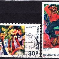 BRD / Bund 1974 Deutscher Expressionismus (II) MiNr. 816 - 817 gestempelt -2-