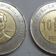 Dominikanische Republik 10 Pesos 2010 ## K4