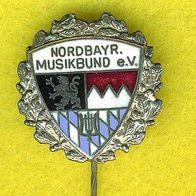 Nordbayrischer Musikbund e.V. emaillierte Anstecknadel :