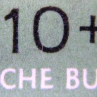 Bund Michel-Nr. 171, neuer Plattenfehler/ Abart