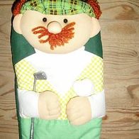 Kochhandschuh Grillhandschuh Golfer als Geschenk NEU