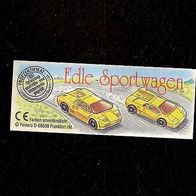 Ü - Ei Beipackzettel Edle Sportwagen 627 585