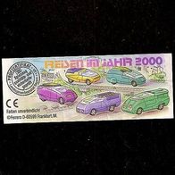 Ü - Ei Beipackzettel Reise im Jahr 2000 - 631 566