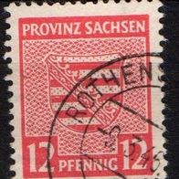 Russische Sowjetische Zone gestempelt WZ steigend Michel Nr. 79y