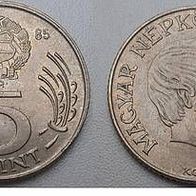 Ungarn 5 Forint 1985 ## Kof3