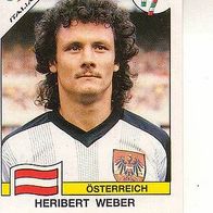 Panini Fussball WM Italien 1990 Heribert Weber Österreich Nr 62