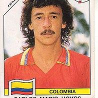 Panini Fussball WM Italien 1990 Carlos Mario Hoyos Colombia Nr 293
