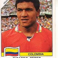 Panini Fussball WM Italien 1990 Ricardo Perez Colombia Nr 297