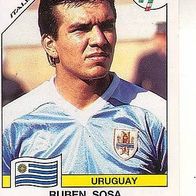 Panini Fussball WM Italien 1990 Ruben Sosa Uruguay Nr 380