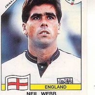 Panini Fussball WM Italien 1990 Neil Webb England Nr 391