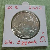 Österreich 2002 10 Euro Silber Schloss Eggenberg * *