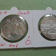 Österreich 2003 10 Euro Silber Schloss Hof * *