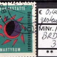 BRD / Bund 1963 Gedenkstätte Regina Martyrum MiNr. 397 gestempelt -2-