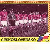 Panini Fussball Euro 1988 Mannschaftsbild Ceskoslovensko Nr 13