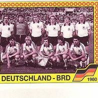 Panini Fussball Euro 1988 Mannschaftsbild Deutschland Nr 16