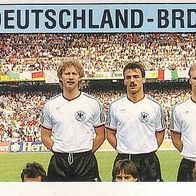 Panini Fussball Euro 1988 Teilbild Mannschaft Deutschland Nr 45