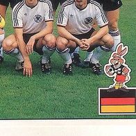 Panini Fussball Euro 1988 Teilbild Mannschaft Deutschland Nr 48