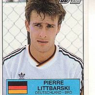 Panini Fussball Euro 1988 Pierre Littbarski Deutschland Nr 68