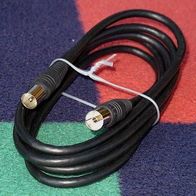 Antennenkabel 1,5 m Koax, schwarz