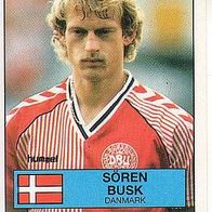 Panini Fussball Euro 1988 Sören Busk Danmark Nr 109