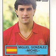 Panini Fussball Euro 1988 Miguel Gonzalez Espana Nr 144
